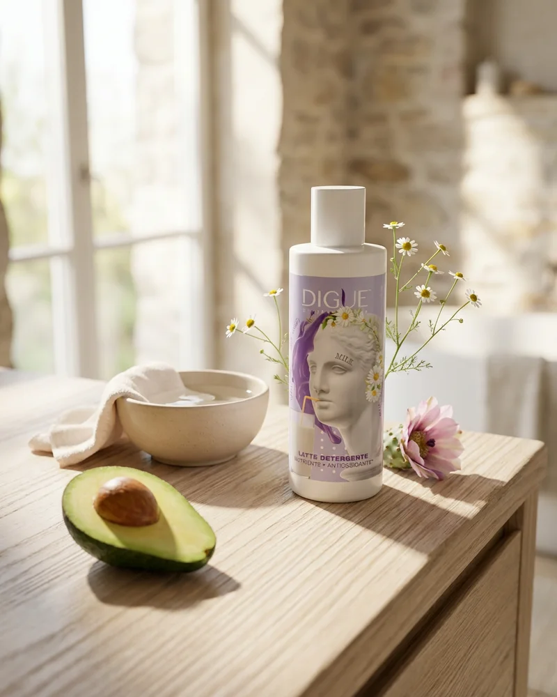 Prodotto DIGUE — latte detergente, fotografia di prodotto